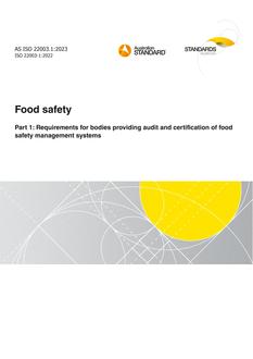 AS ISO 22003.1:2023