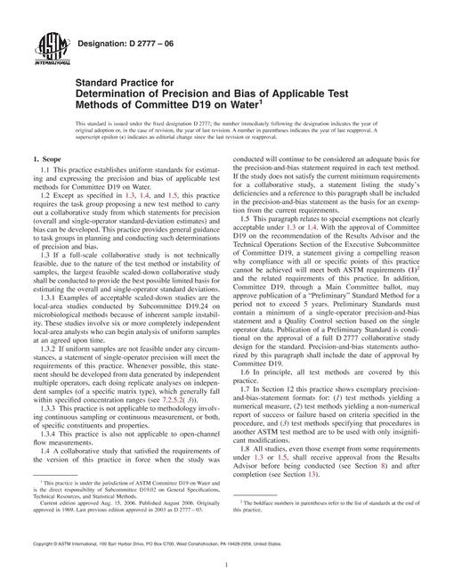 ASTM D2777-06