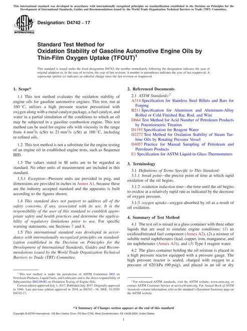 ASTM D4742-17