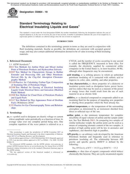 ASTM D2864-19