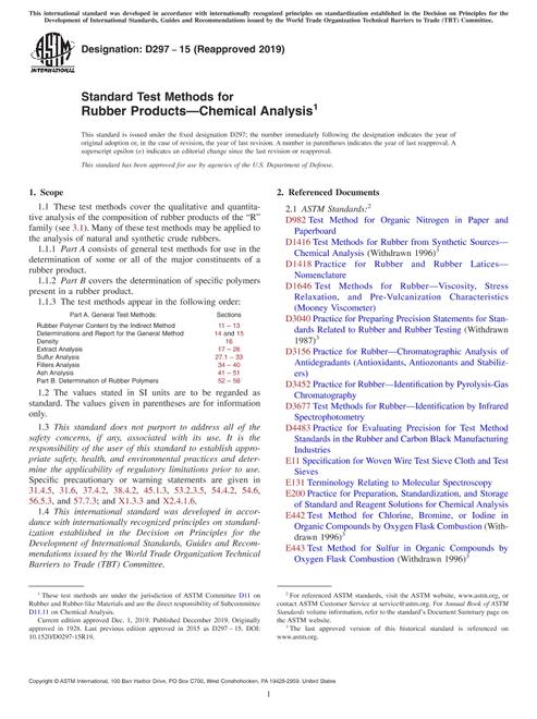 ASTM D297-15(2019)