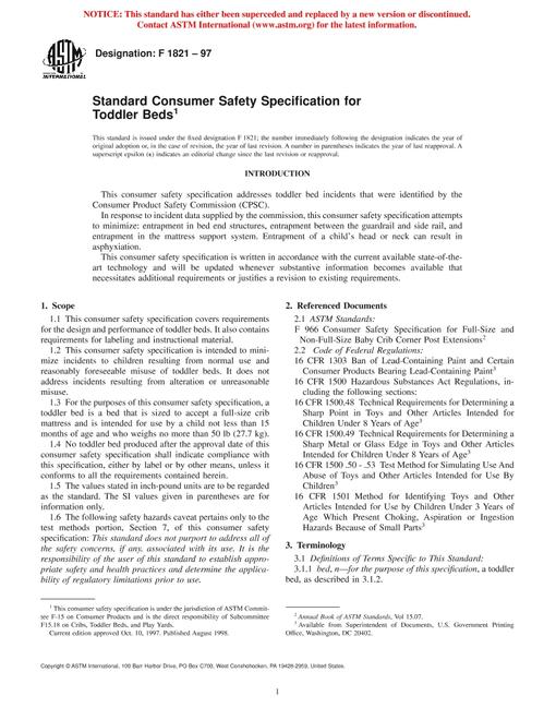 ASTM F1821-97