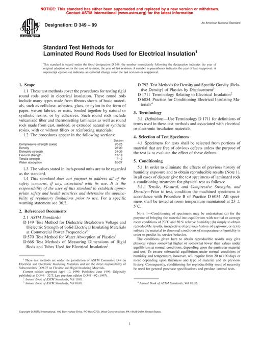 ASTM D349-99