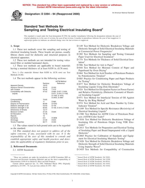 ASTM D3394-94(2000)